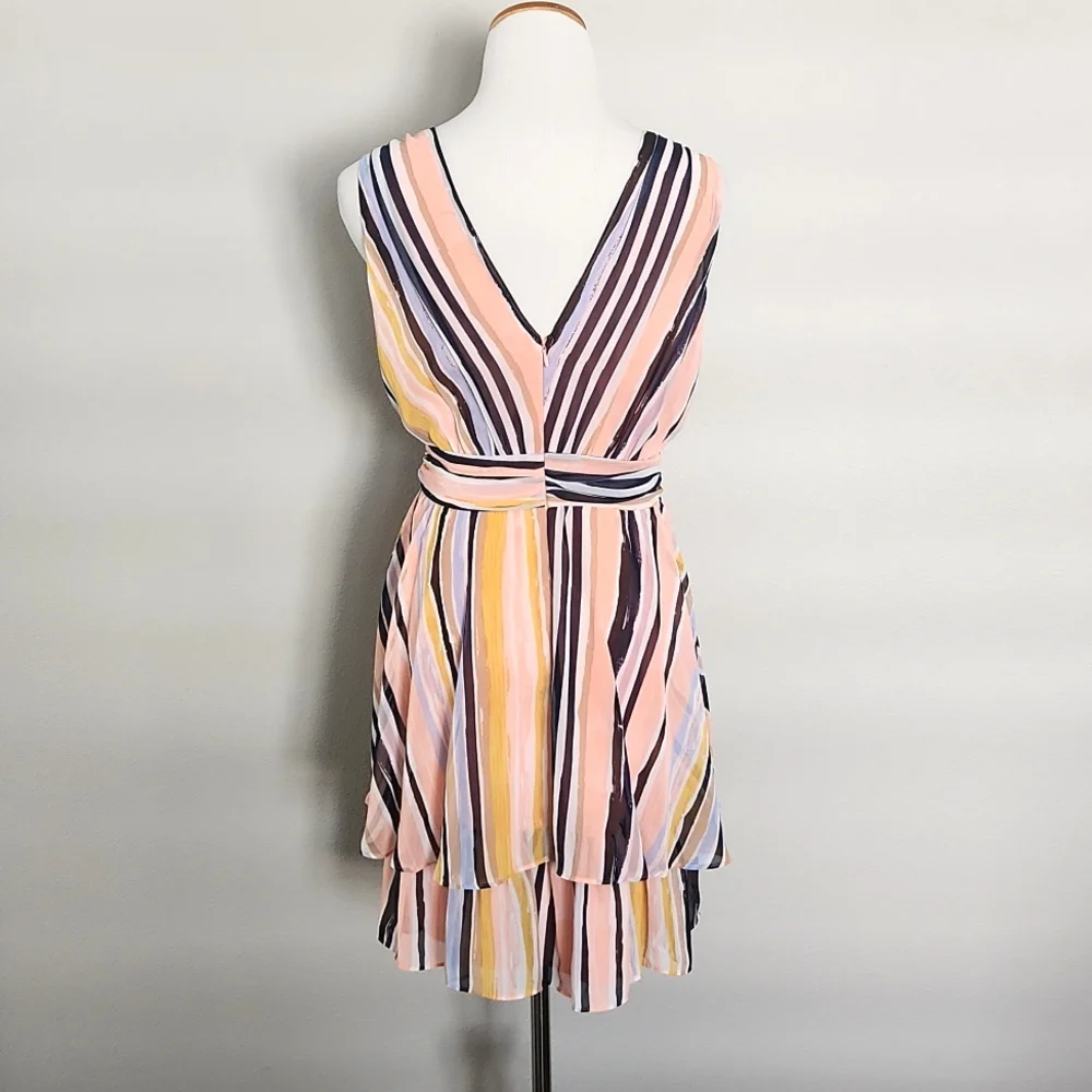 BAR III | Watercolor Tiered Summer Dress - Picture 4 of 4